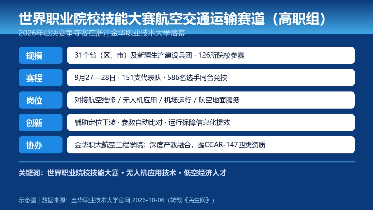 世界职业院校技能大赛航空交通运输赛道高职组要点卡